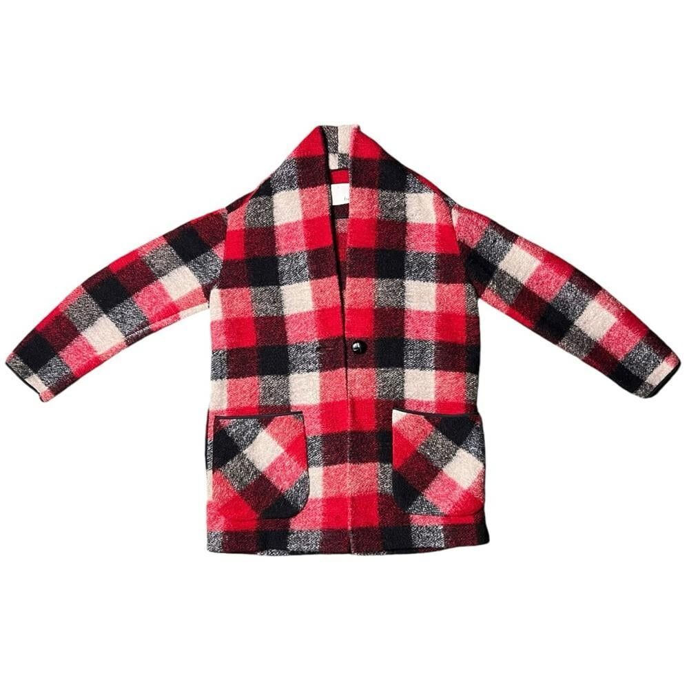 Aritzia Wilfred Free Off Duty Sweater Plaid Pattern